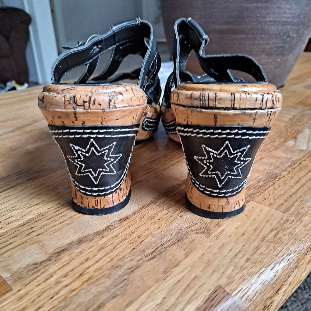 Sonora Cork Wedge Sandals - Picture 5 of 6